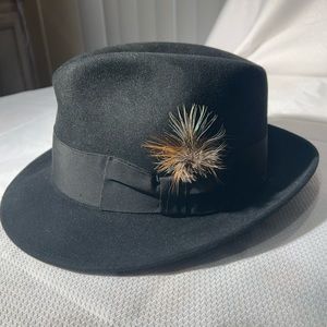 Size 7 3/8 Stetson Firenze Silk Finish Felt Hat